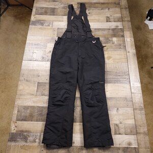 Marker Black Ski Snowboard Bib Pants Men’s XXL w/ Suspender Zip on Top